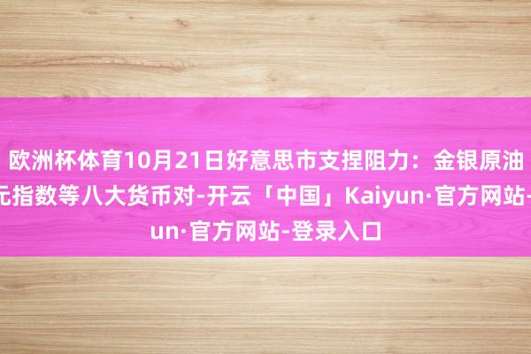 欧洲杯体育10月21日好意思市支捏阻力：金银原油+好意思元指数等八大货币对-开云「中国」Kaiyun·官方网站-登录入口
