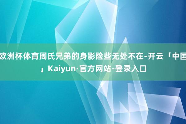 欧洲杯体育周氏兄弟的身影险些无处不在-开云「中国」Kaiyun·官方网站-登录入口